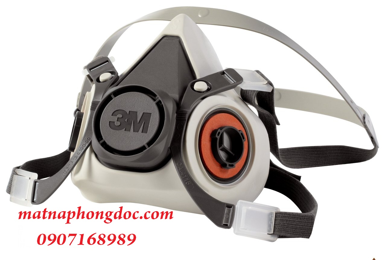 Mặt nạ phòng độc 3m 6100 - Thiết kế đơn giản, thoải mái, an toàn